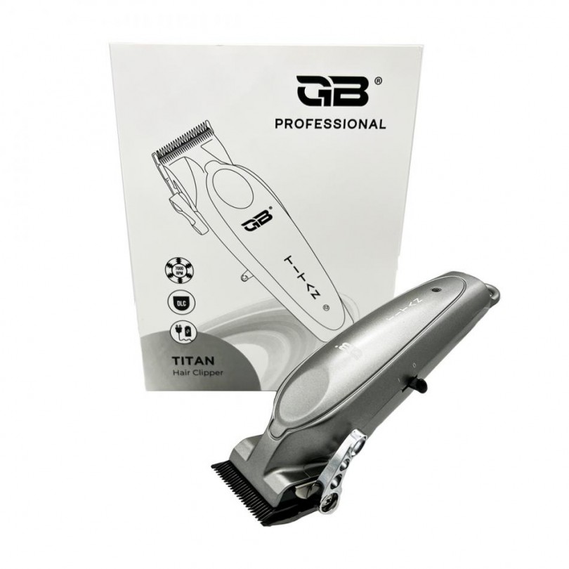 GB TITAN Профессиональная машинка для стрижки волос, цвет серый